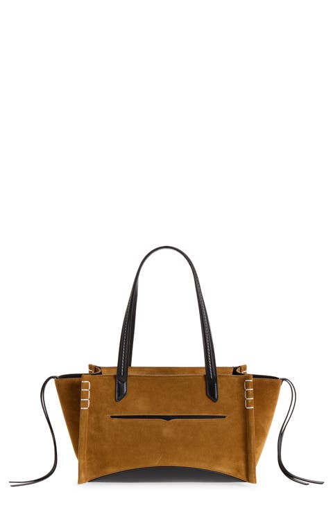 Elongated Loafer Cabas Leather Tote