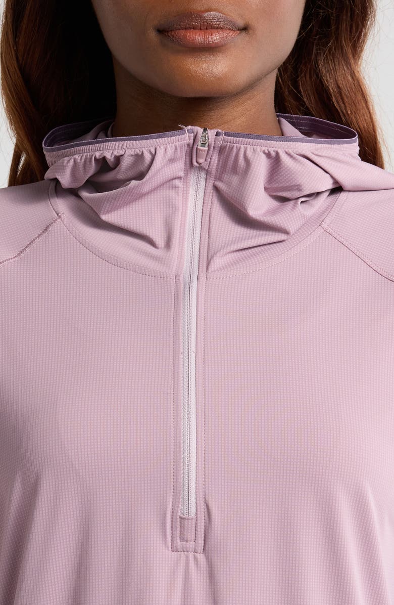 Helly Hansen Shine Solen Sun Half-Zip Hoodie, Alternate, color, 