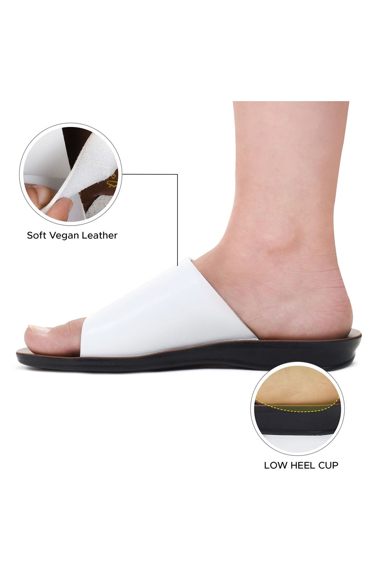 Kyoto Comfort Sandal, Alternate, color, WHITE