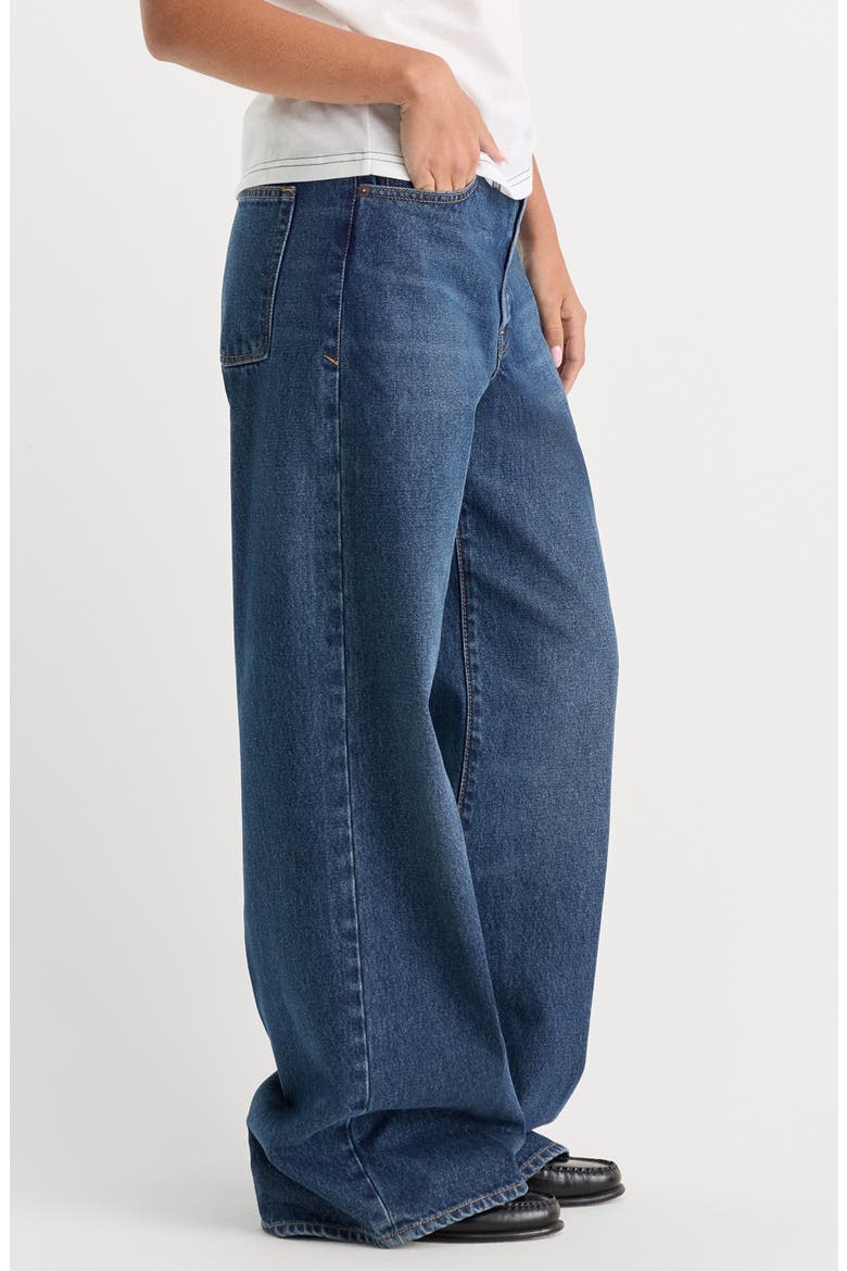 Vintage Low Slung Baggy Wide Leg Jeans, Alternate, color, TRACE