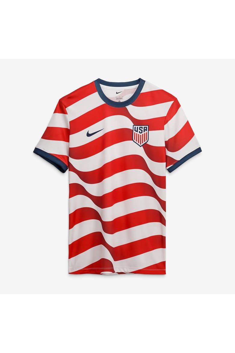 Men's Nike White USMNT Home Sublimated Dri-FIT Soccer Top, Main, color, White