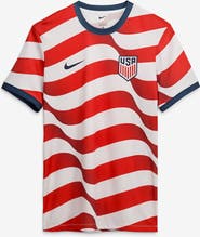 Nike Men's Nike White USMNT Home Sublimated Dri-FIT Soccer Top