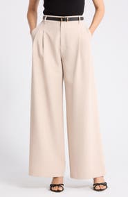 Gemma + Jane Double Pleat Wide Leg Pants