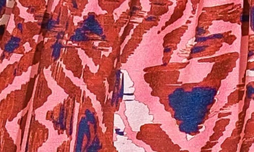 Flying Tomato Print Puff Sleeve Minidress In Pink