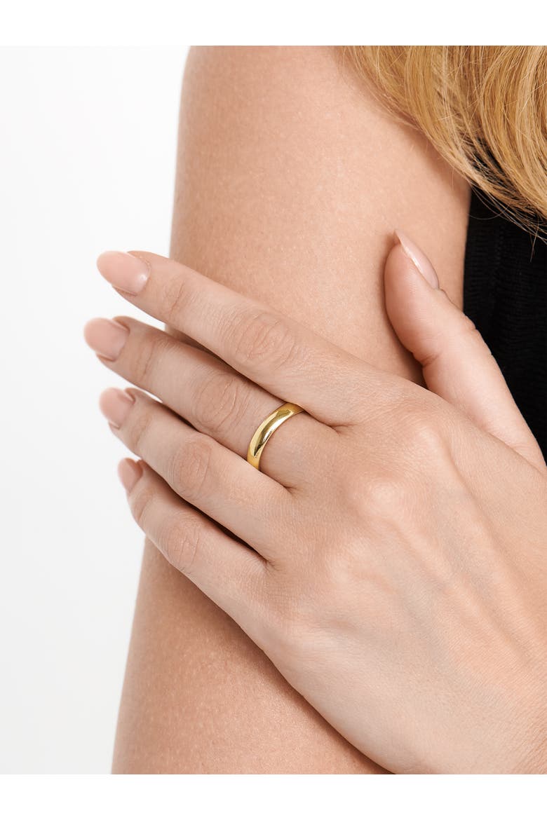 4mm Classic Dome Band Ring in 14K Gold, Alternate, color, Gold