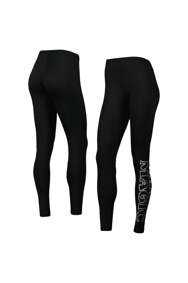 Women's G-III 4Her by Carl Banks Black Orlando Magic Stadium Leggings, Main, color, Black