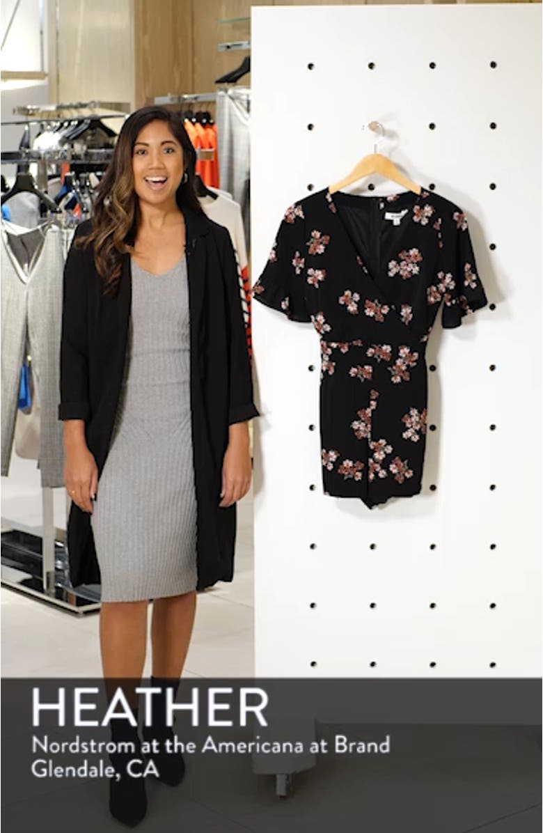 BB Dakota Floral Orchard Romper, sales video thumbnail