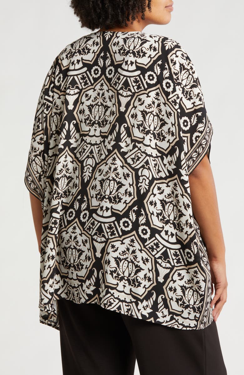 MAX STUDIO Short Sleeve Ruana, Alternate, color, 