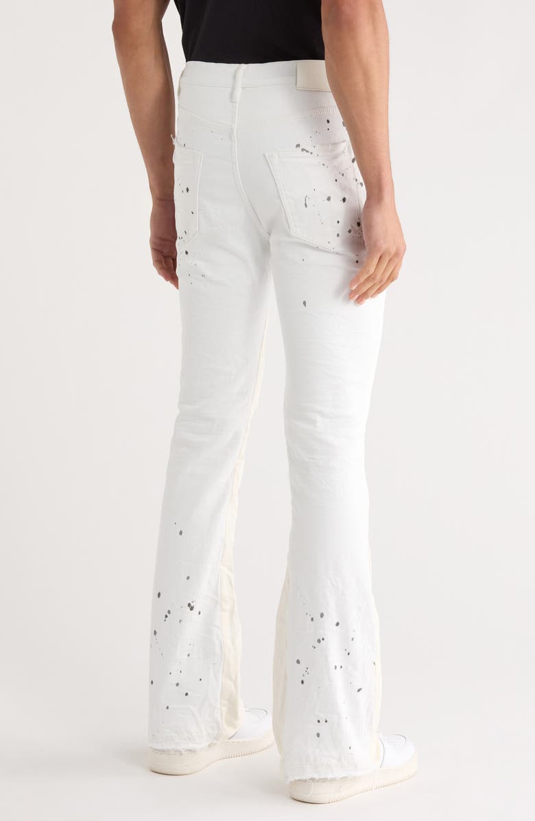 PURPLE BRAND Blowout Double Panel Flare Jeans, Alternate, color, 