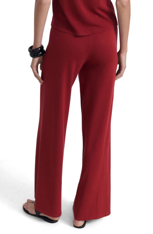 Mango Knit Drawstring Straight Leg Pants