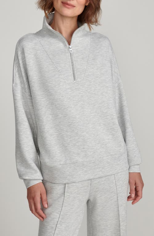 Varley Hawley Half-zip Sweatshirt In Gray