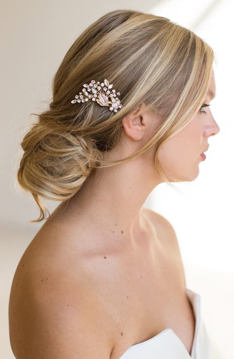 Kalene Crystal & Freshwater Pearl Hair Comb (Nordstrom Exclusive)