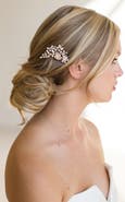 Brides & Hairpins Kalene Crystal & Freshwater Pearl Hair Comb