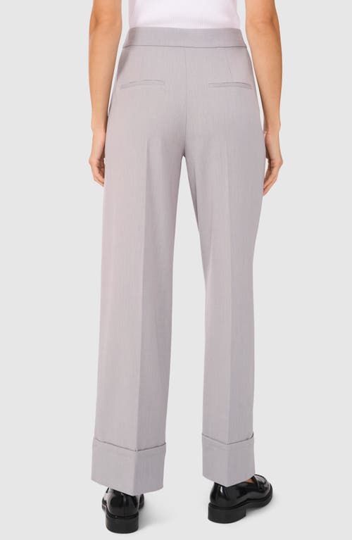 Shop Halogen ® Cuff Wide Leg Pants In Ultimate Grey
