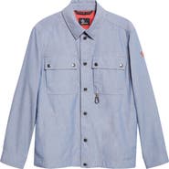 Moncler Grenoble Chambray Snap Shirt Jacket