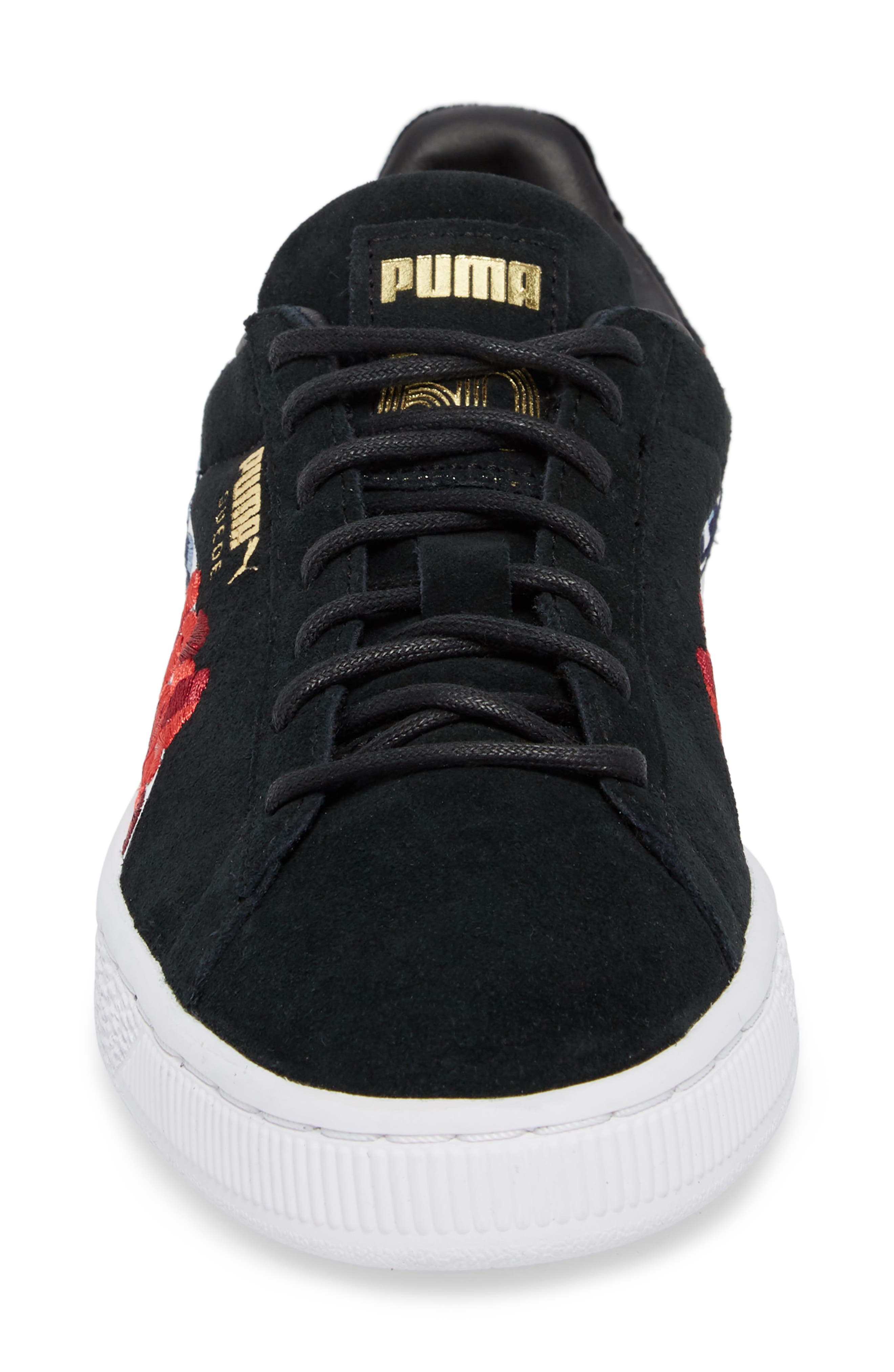 PUMA Suede Hyper Embellished Sneaker, Alternate, color, 