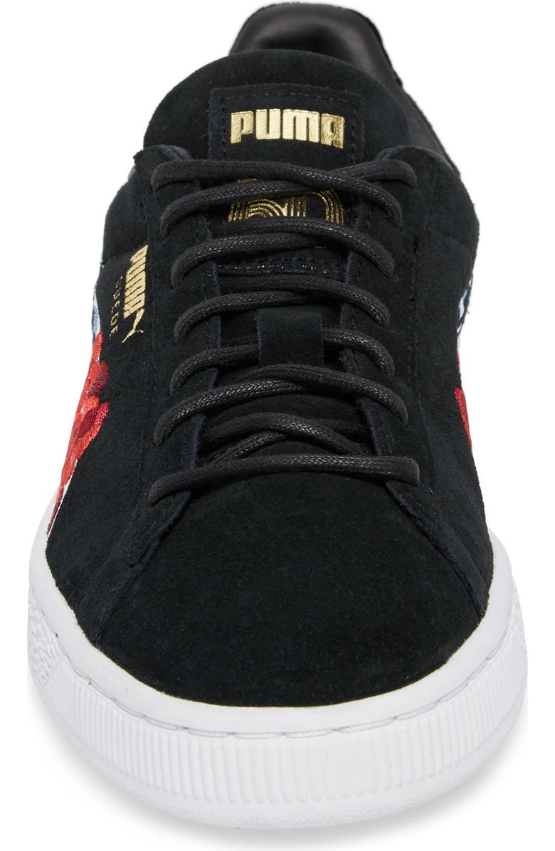 PUMA Suede Hyper Embellished Sneaker, Alternate, color,