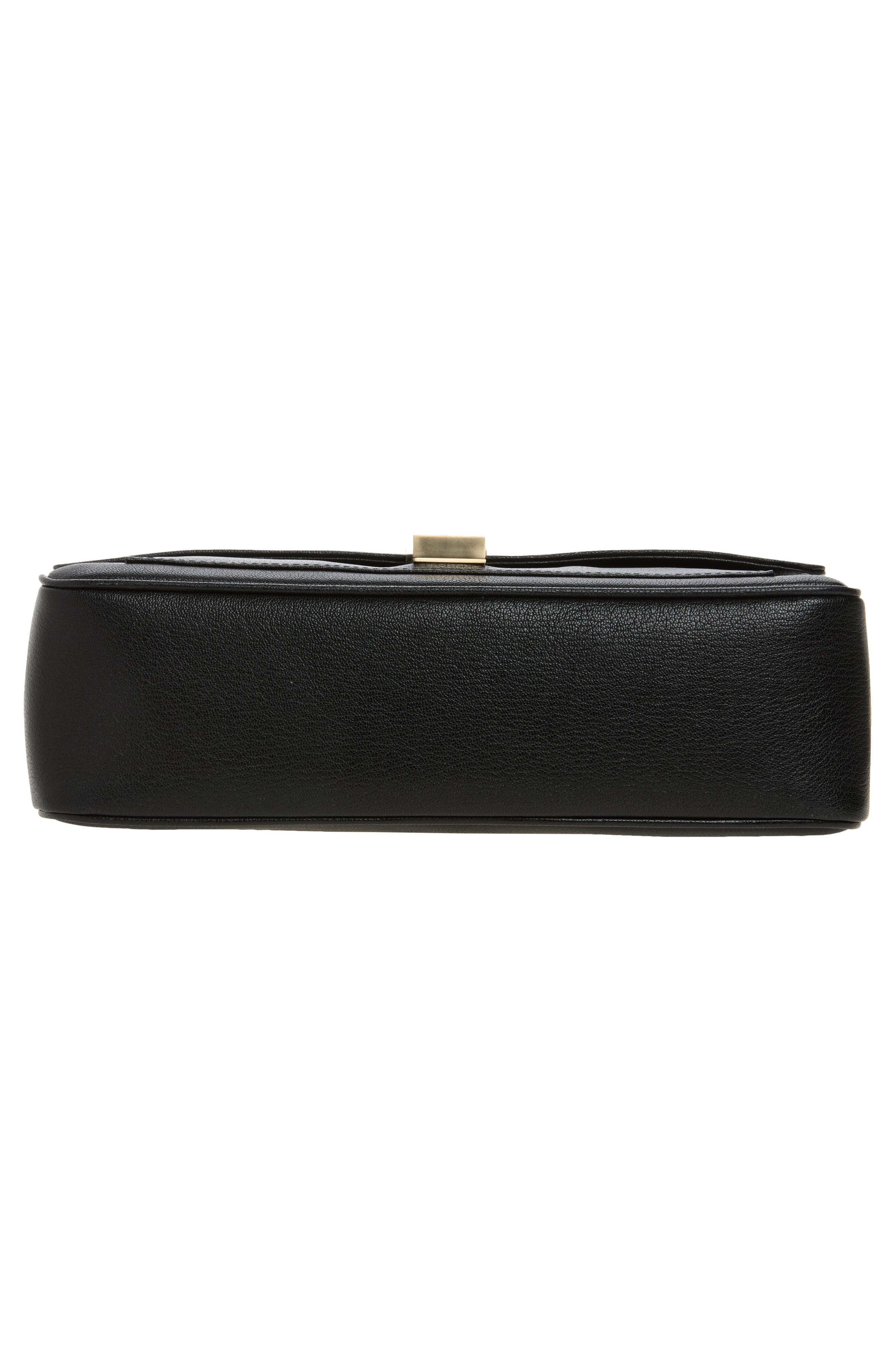 Mia Chain Shoulder Bag, Alternate, color, BLACK