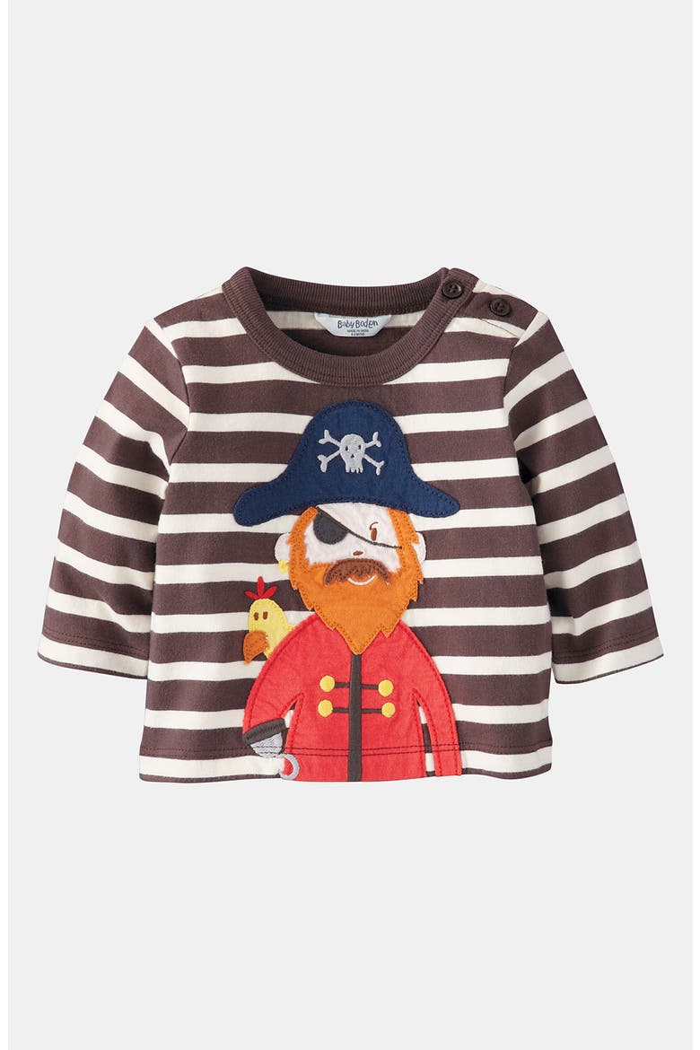 'When I Grow Up' T-Shirt, Main, color, PEAT/ ECRU/ PIRATE
