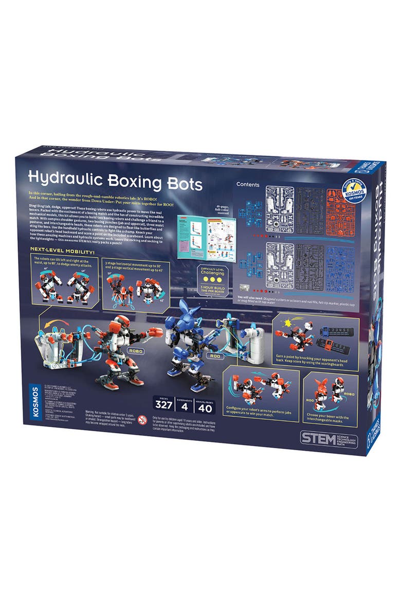 Hydraulic Boxing Robots Playset, Alternate, color, ORANGE MULTI