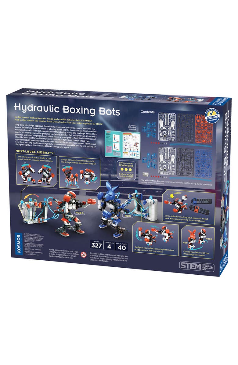 Thames & Kosmos Hydraulic Boxing Robots Playset, Alternate, color, Orange Multi