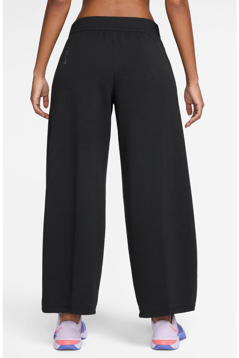 Impossibly Soft Dri-FIT Wide Leg Pants, Alternate, color, 010 BLACK/ DKSKGY
