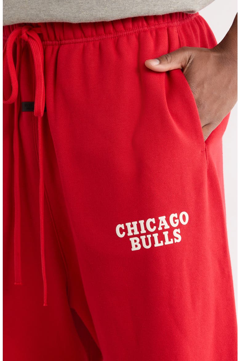 x NBA Bulls Lounge Fit Sweatpants, Alternate, color, RED