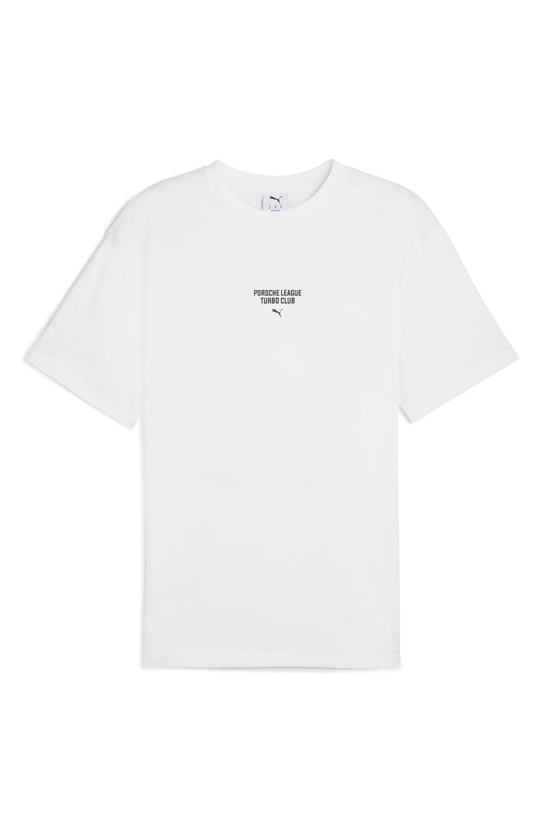 PUMA Porsche League 1 Graphic T-Shirt, Alternate, color, Puma White