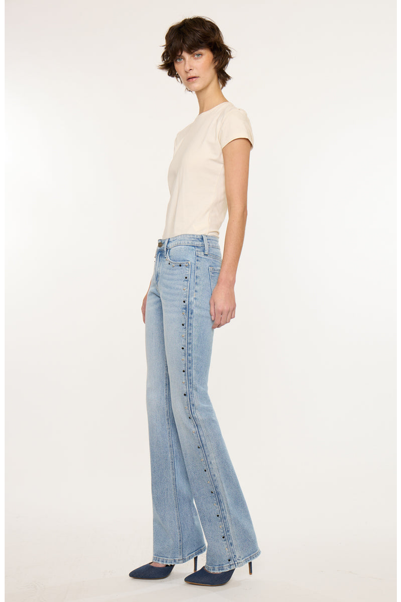 Linda Mid Rise Bootcut Jeans, Alternate, color, Medium Light