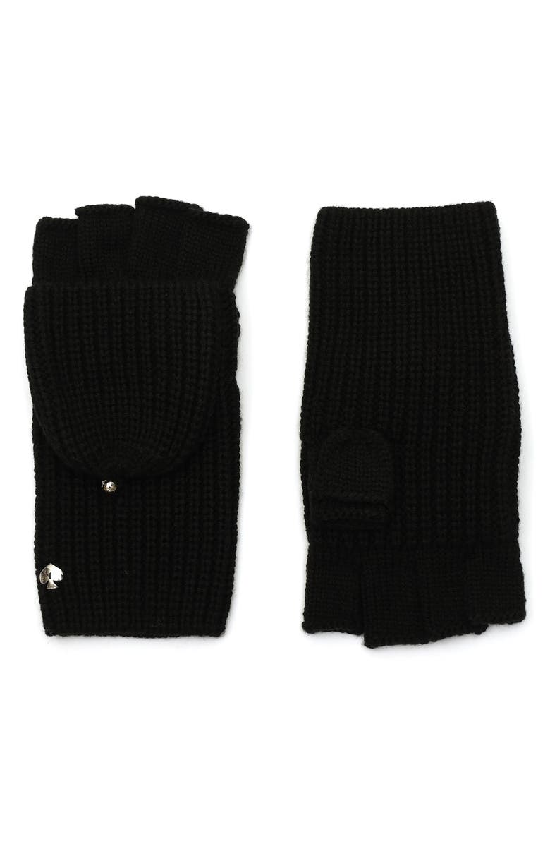 Kate Spade New York spade pop top convertible gloves, Main, color,