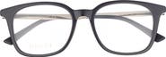 Gucci 52mm Square Optical Glasses