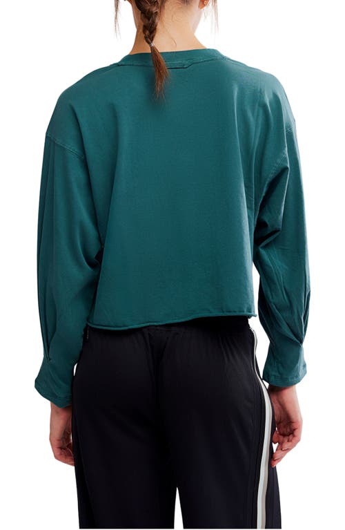 Free People Fp Movement Inspire Pullover In Green