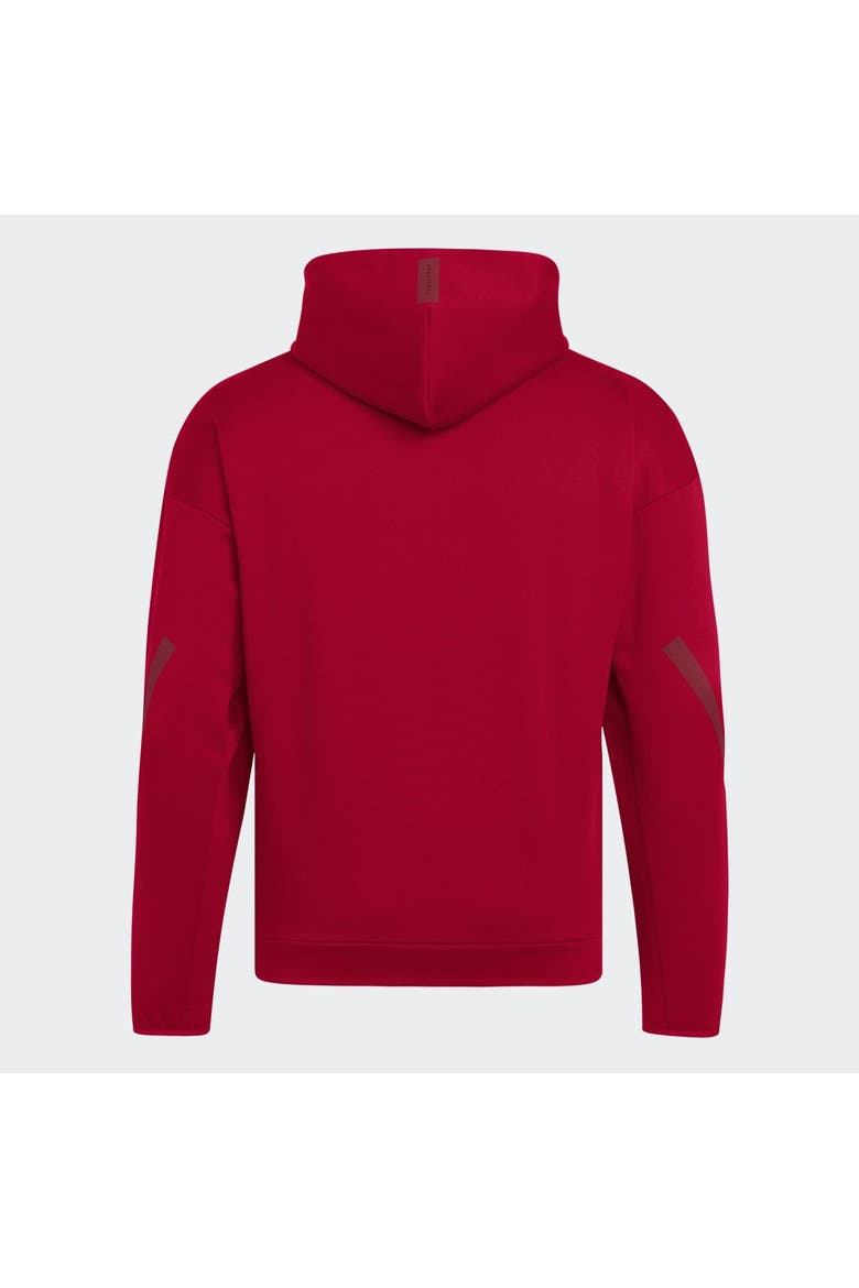 Men's adidas Crimson Indiana Hoosiers Z.N.E Full-Zip Hoodie, Alternate, color, Crimson