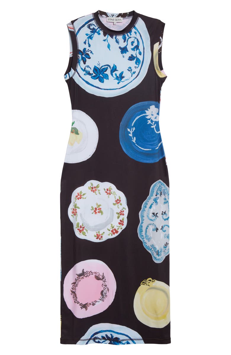 Stine Goya Printed Sleeveless Body-Con Dress, Alternate, color, The Platera