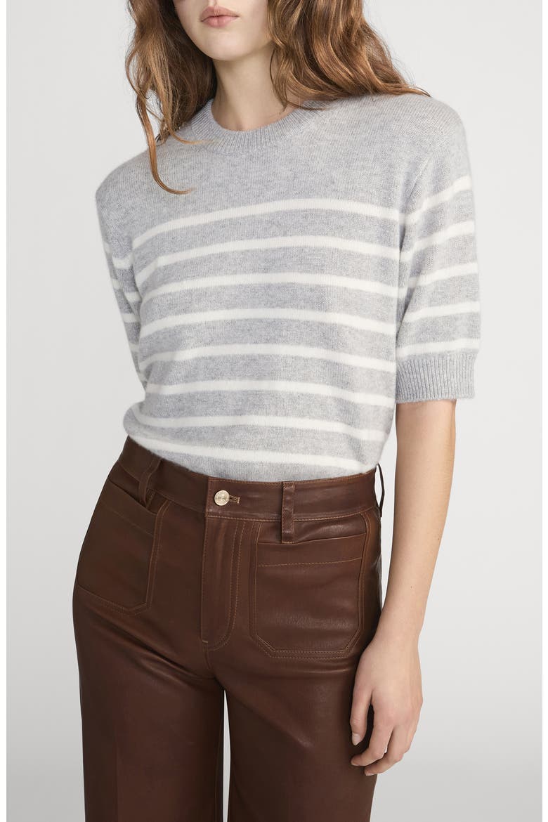 The Cashmere Easy Crew Sweater, Main, color, GREY MULTI