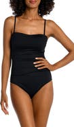La Blanca Bandeau One-Piece Swimsuit