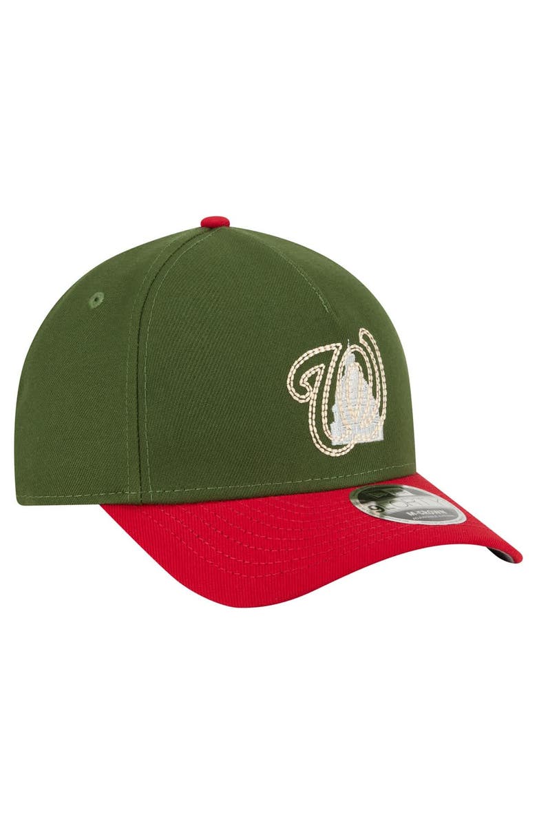 New Era Men's New Era Dark Green Washington Nationals City Feature 9FORTY A-Frame Adjustable Hat, Alternate, color, Dark Green