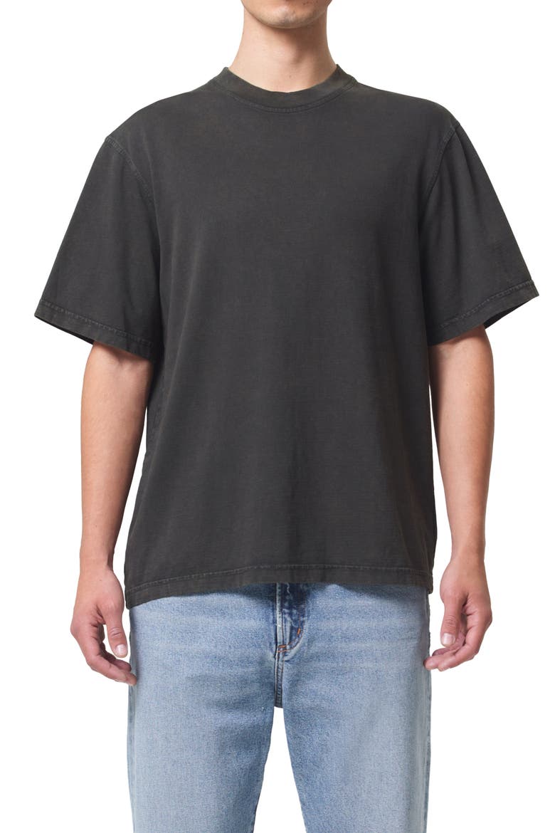Asha Oversize Mock Neck T-Shirt, Main, color, FRACTURE