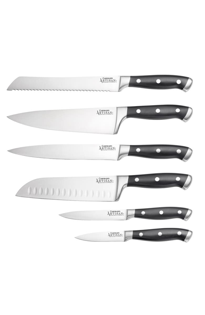 Cuisine::pro<sup>®</sup> ARTISAN Stahl 6-Piece knife block, Alternate, color, Black