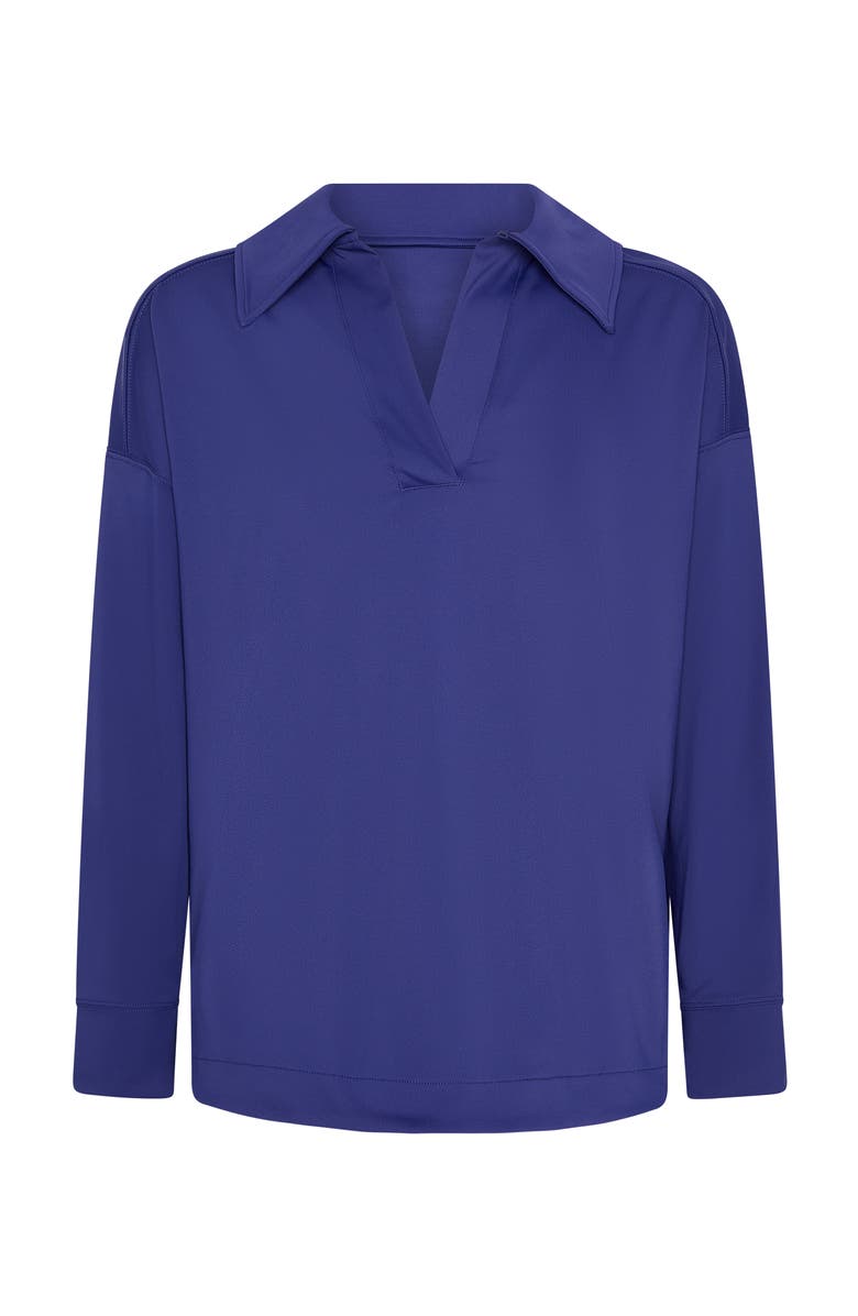 Born Living Yoga Lua Polo Performance Sport Sweatshirt, Alternate, color, Next Blue