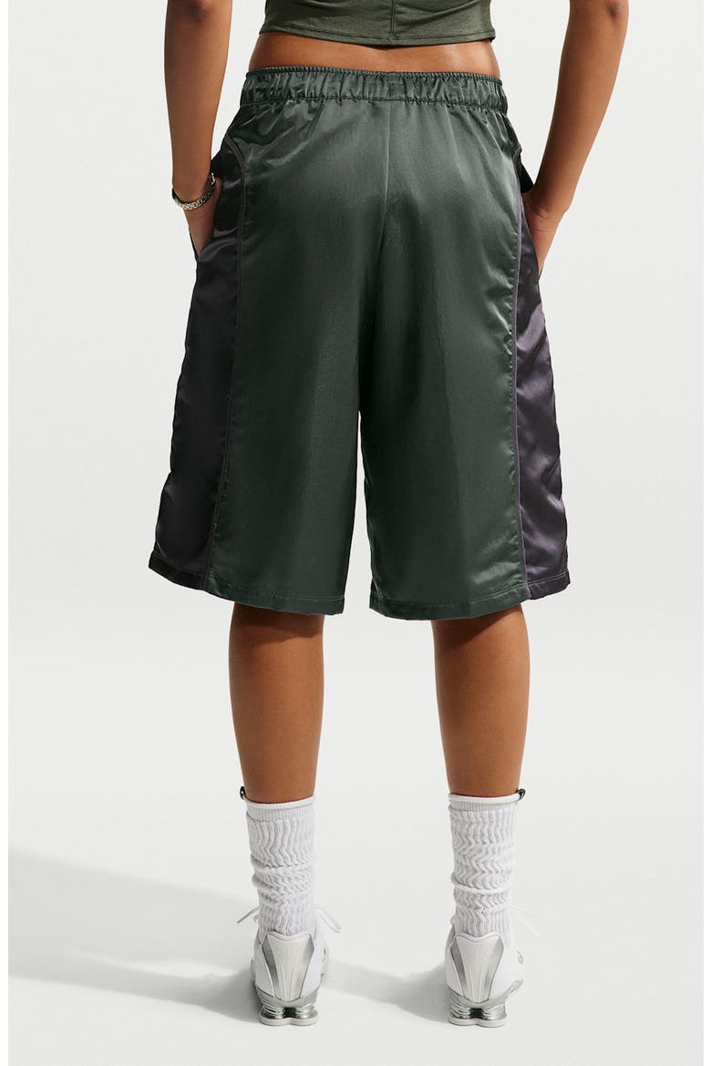 Basketball Performance Shorts, Alternate, color, CAMO GREEN/ GRIDIRON