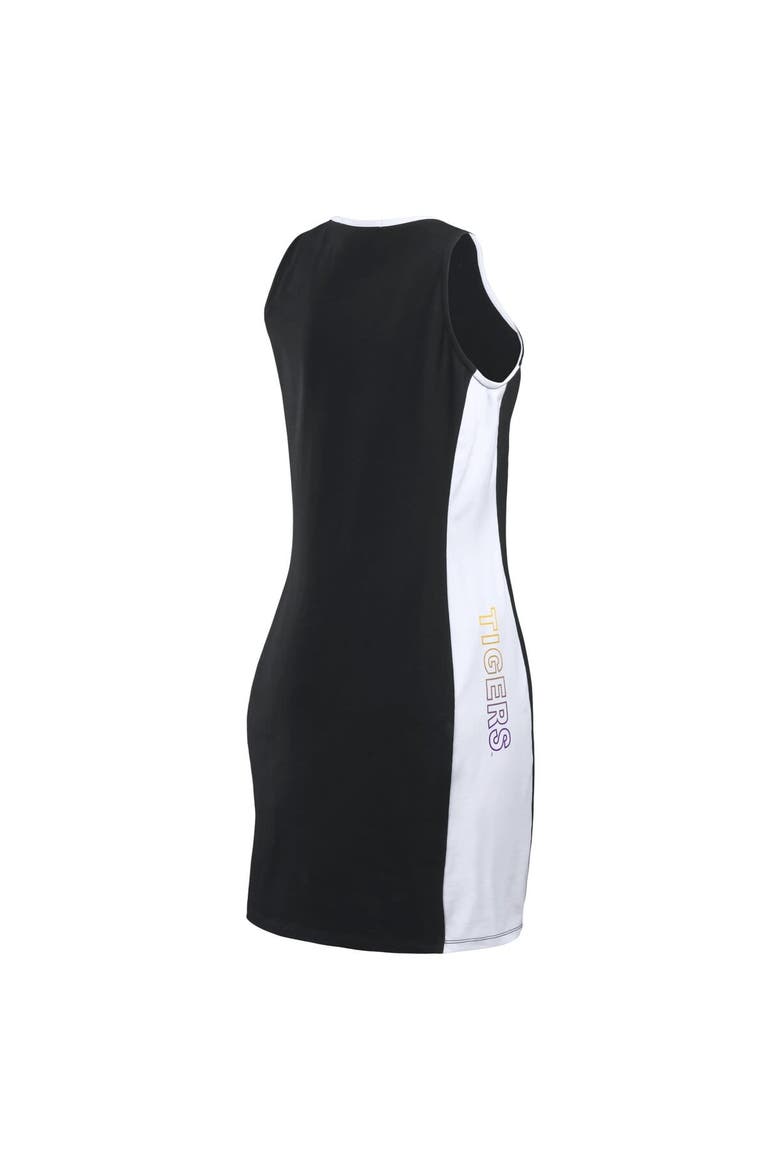 Women's WEAR by Erin Andrews Black LSU Tigers Bodyframing Tank Dress, Alternate, color, Black