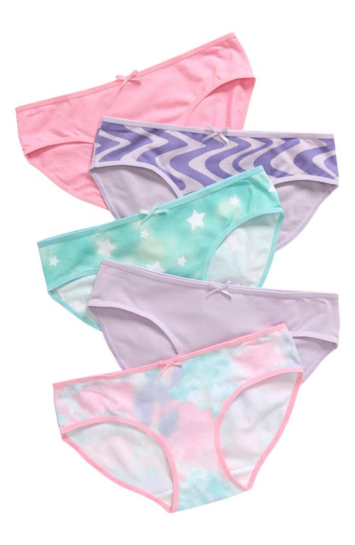 NORDSTROM NORDSTROM KIDS' ASSORTED 5-PACK HIPSTER BRIEFS 