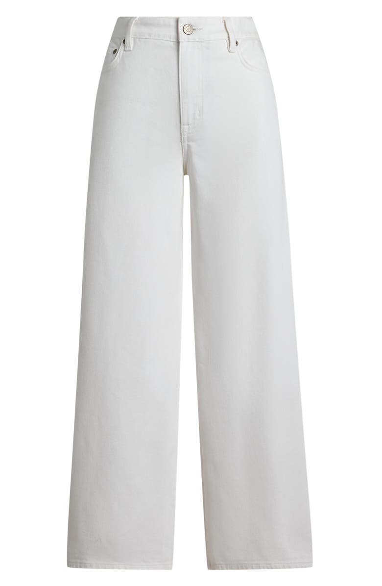 Lauren Ralph Lauren Crop Wide Leg Jeans, Alternate, color, White Wash