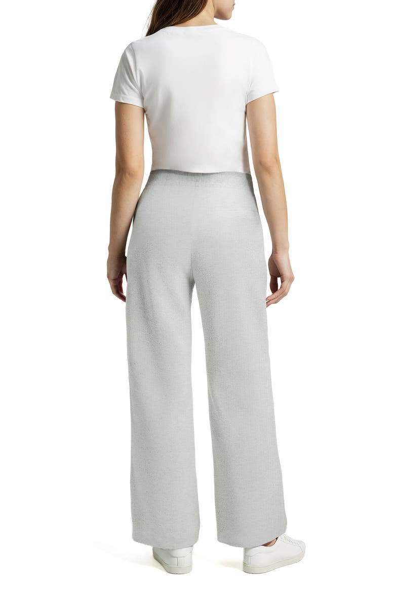 Brushed Ribbed Pants, Alternate, color, HEATHER GREY