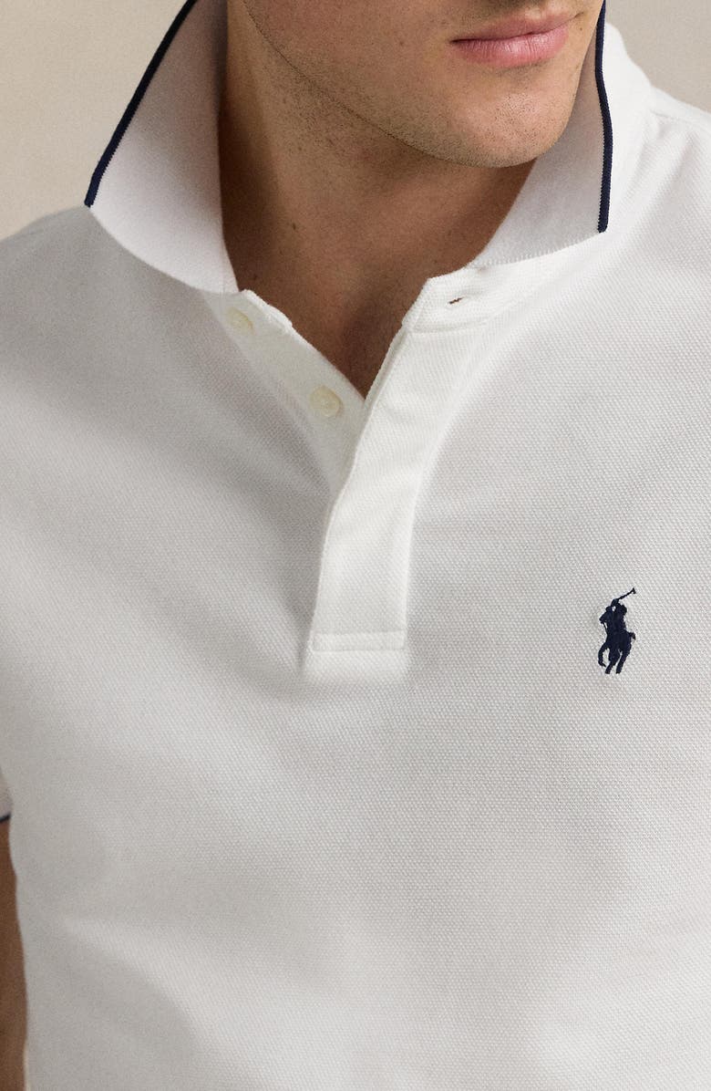 Polo Ralph Lauren Classic Fit Cotton Piqué Polo, Alternate, color, White/ White