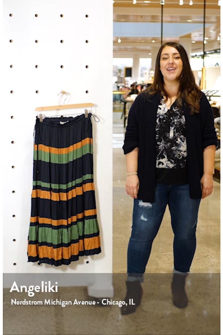 Avelina Stripe Skirt video
