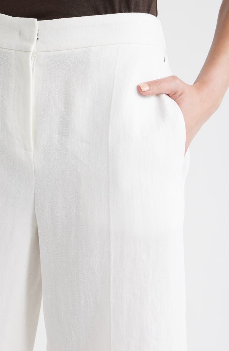 BOSS Tianala Wide Leg Shorts, Alternate, color, Bright White