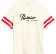 Brixton Rainier 1878 Oversized Graphic Cotton T-Shirt
