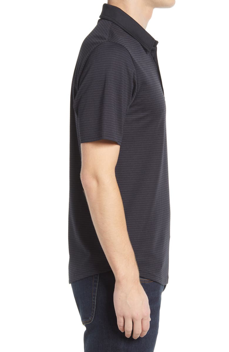 TravisMathew A Class Stripe Pima Cotton Blend Polo, Alternate, color,